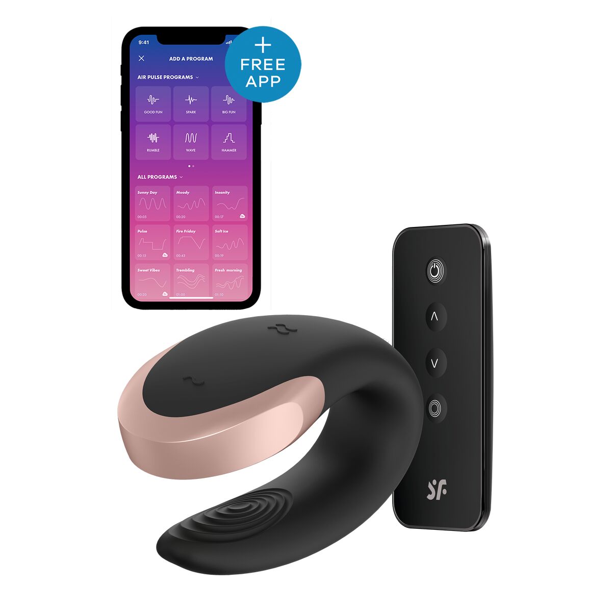 Dual Stimulationsvibrator Love Satisfyer Double Love - AWK Flagship