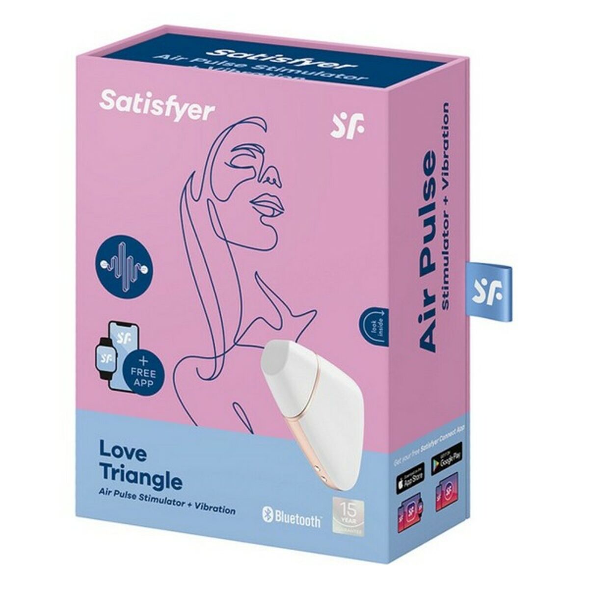 Klitoris-Sauger Satisfyer Love triangle Weiß - AWK Flagship