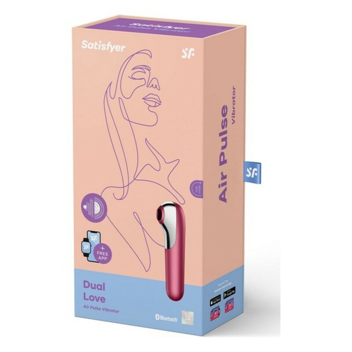 Klitoris-Sauger Satisfyer Dual Love Rosa - AWK Flagship