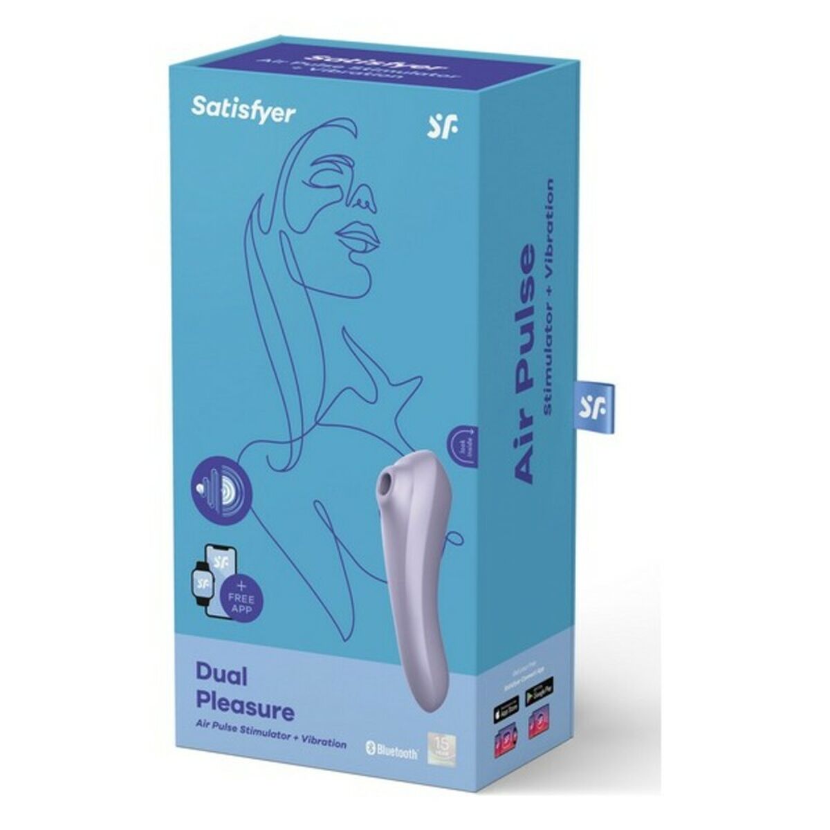 Klitoris-Sauger Satisfyer Dual Pleasure Lila - AWK Flagship