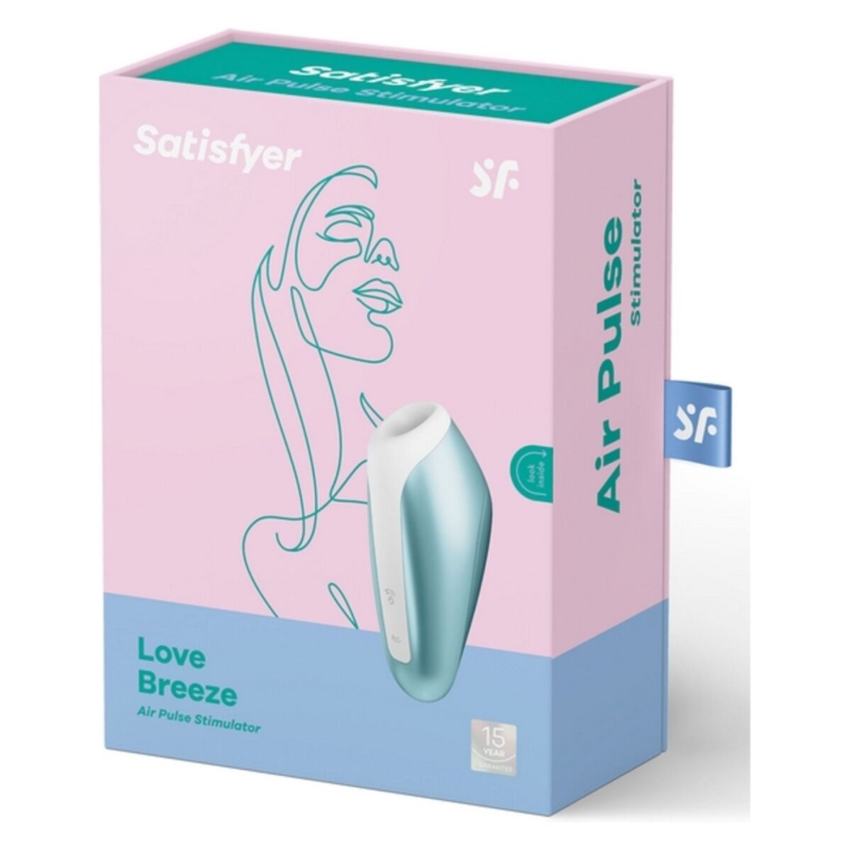 Klitoris-Sauger Love Breeze Satisfyer Air Plus Blau - AWK Flagship