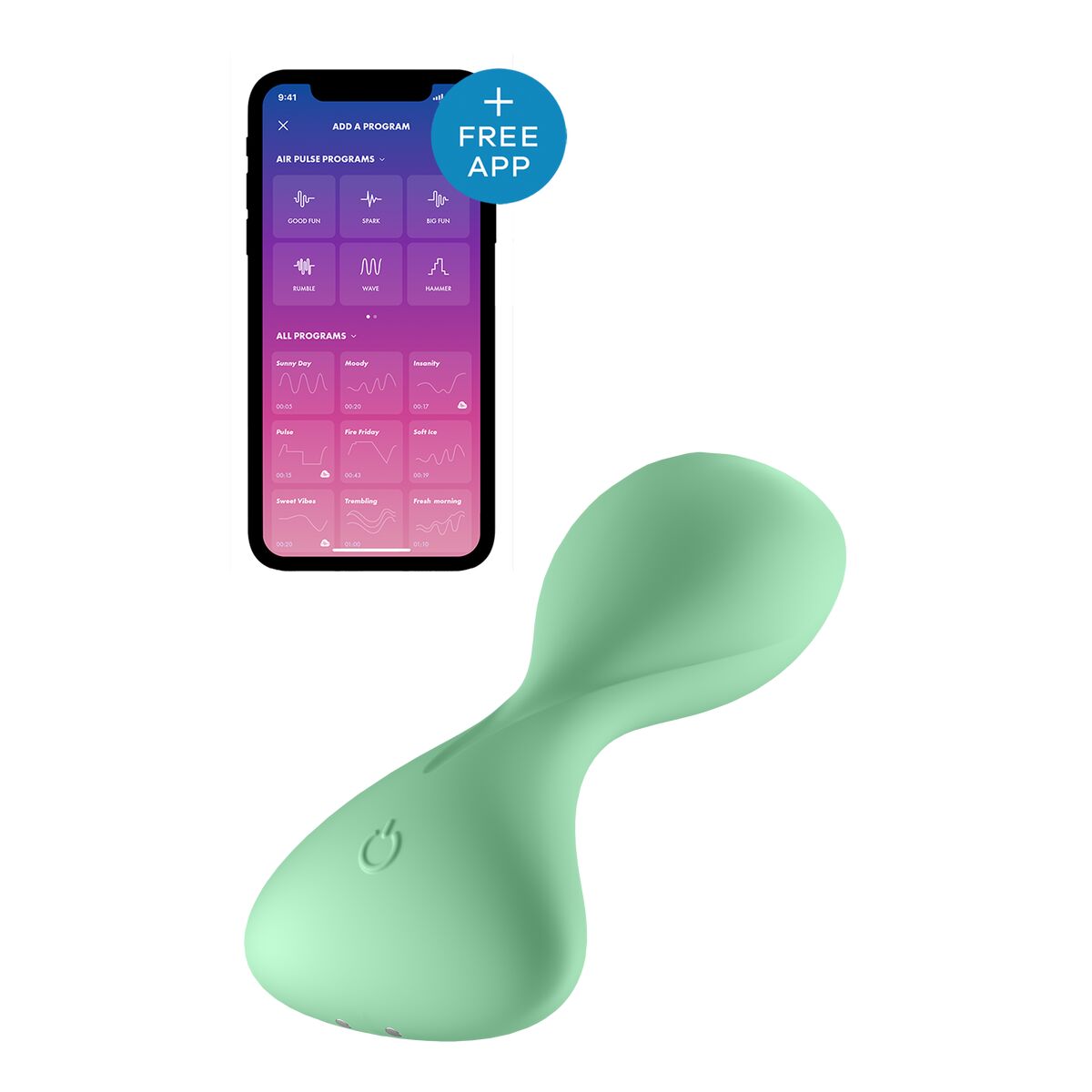 Plug Anal Satisfyer Trendsetter Light grün - AWK Flagship