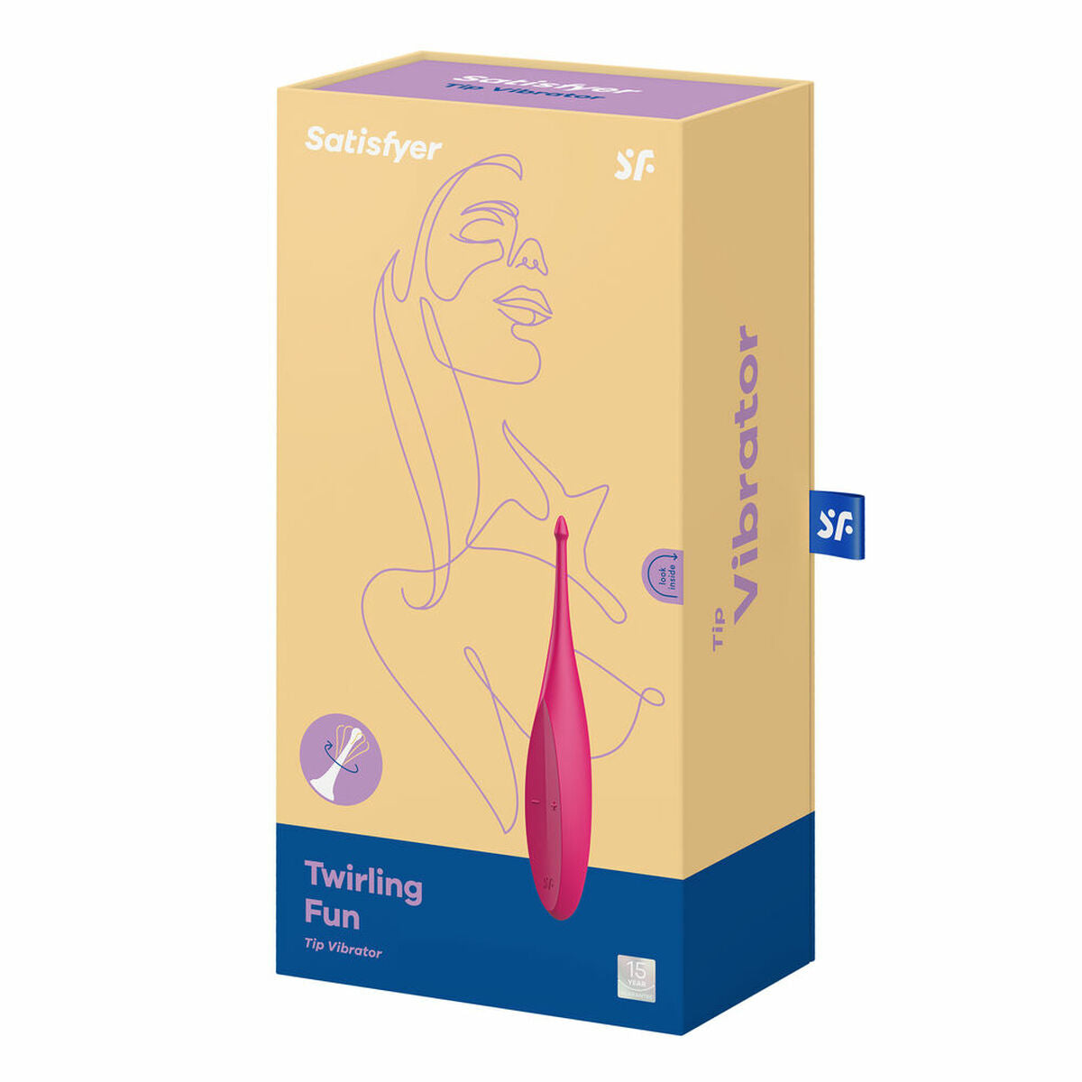 Kaufe Gekrümmter Klitorisvibrator Satisfyer Magenta (17 x 3 cm) bei AWK Flagship um € 45.00