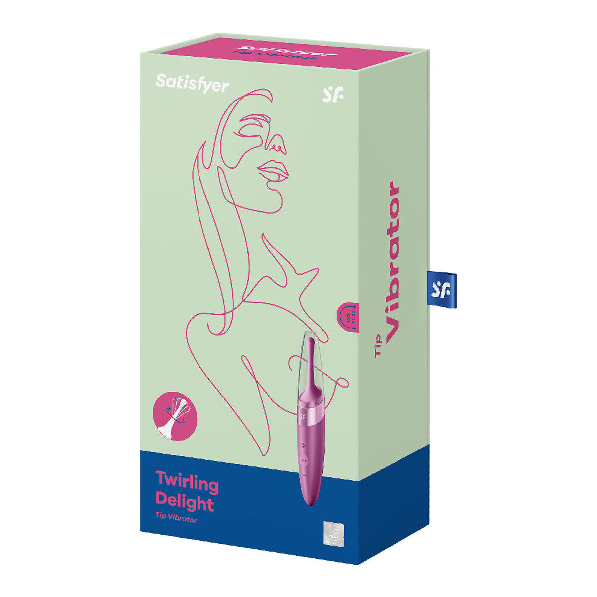 Gekrümmter Klitorisvibrator Satisfyer Cerise - AWK Flagship