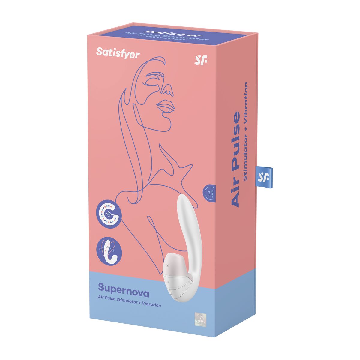 Dual Stimulationsvibrator Satisfyer Supernova Weiß - AWK Flagship