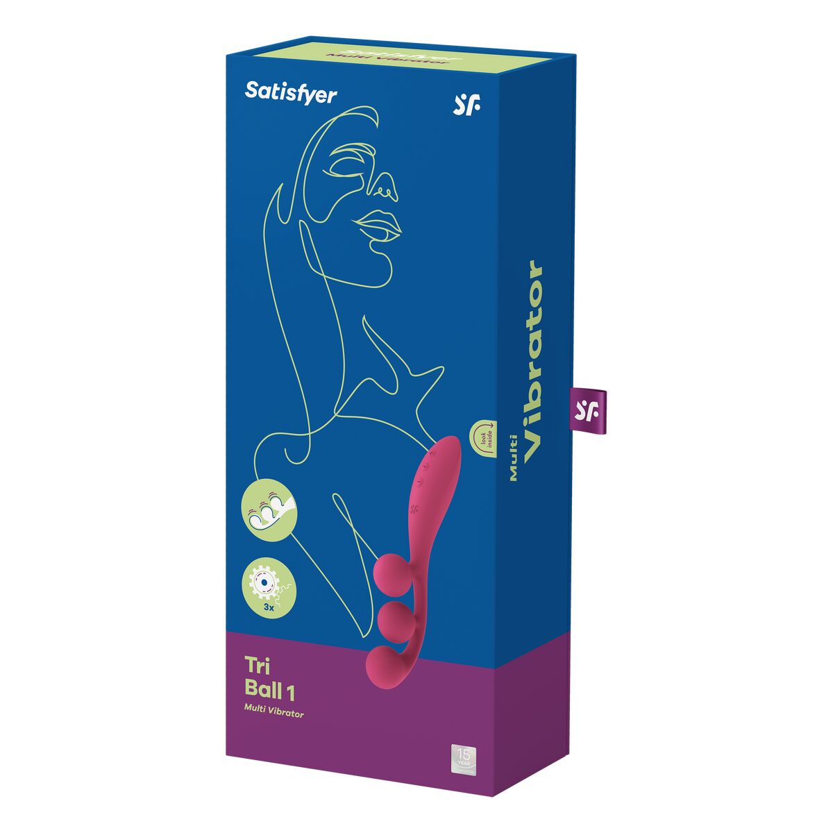 Vibrator Satisfyer Tri Ball 1 Rot - AWK Flagship