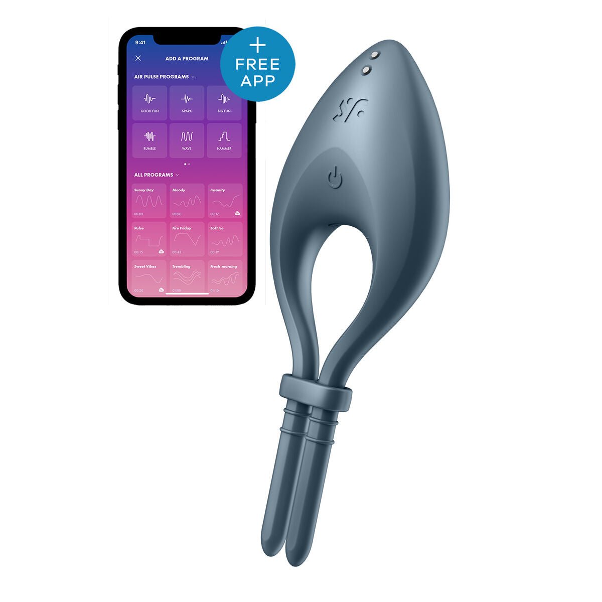 Penisringe Satisfyer Grau - AWK Flagship