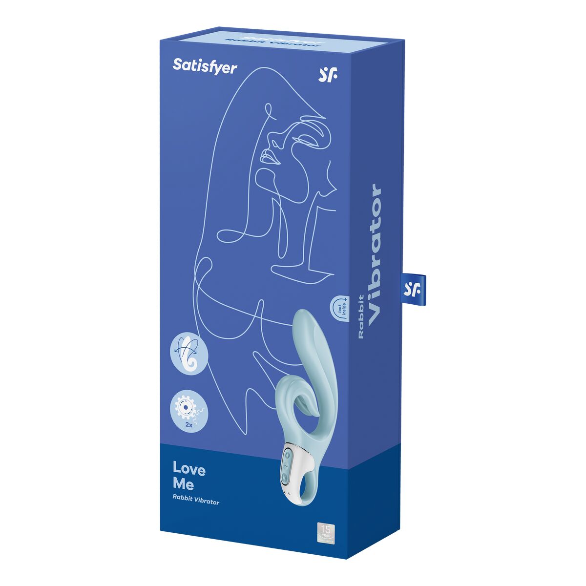 Dual Stimulationsvibrator Satisfyer Love me Blau - AWK Flagship