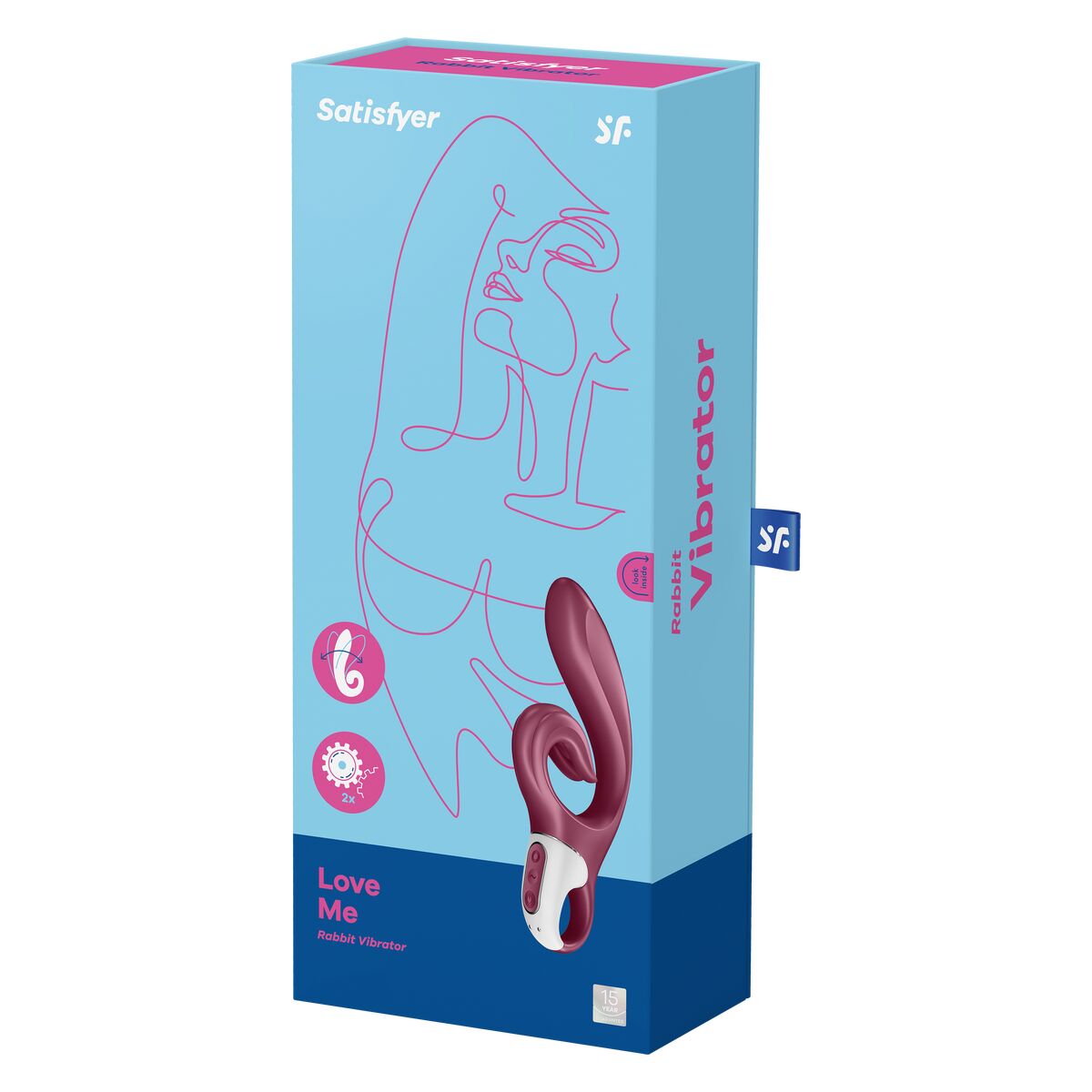 Dual Stimulationsvibrator Satisfyer Love me Rot - AWK Flagship