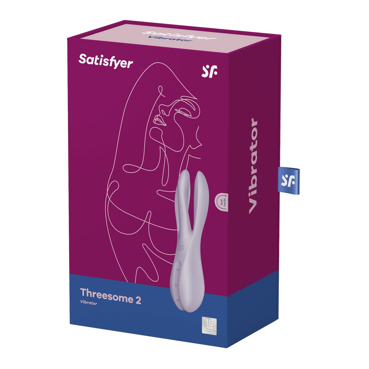 Massagevorrichtung Satisfyer Threesome 2 Lila - AWK Flagship