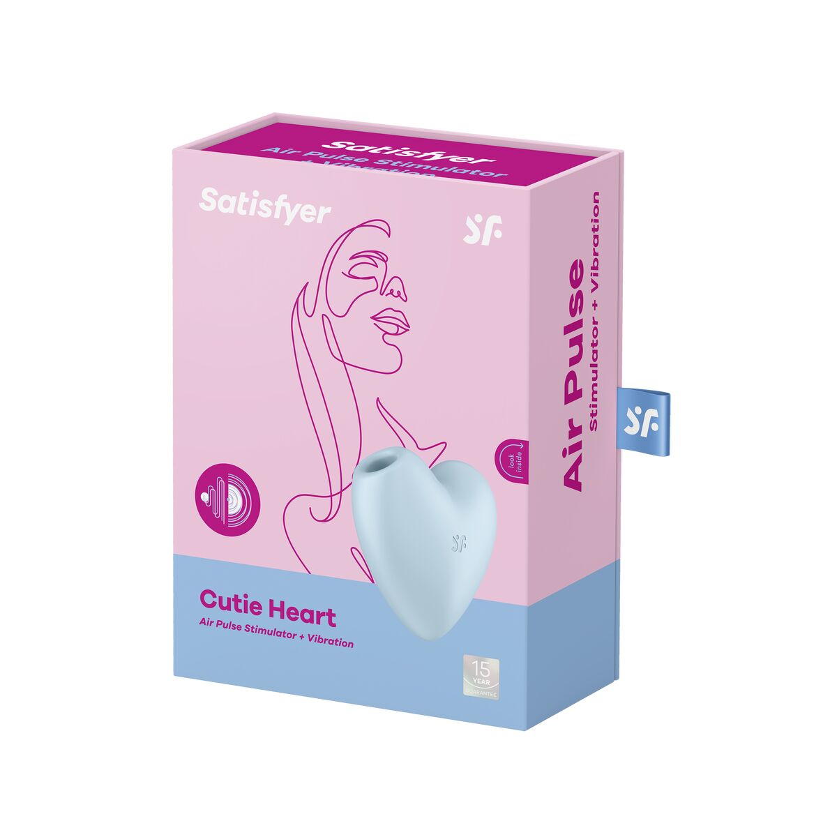 Klitoris-Sauger Satisfyer Cutie Heart Blau - AWK Flagship