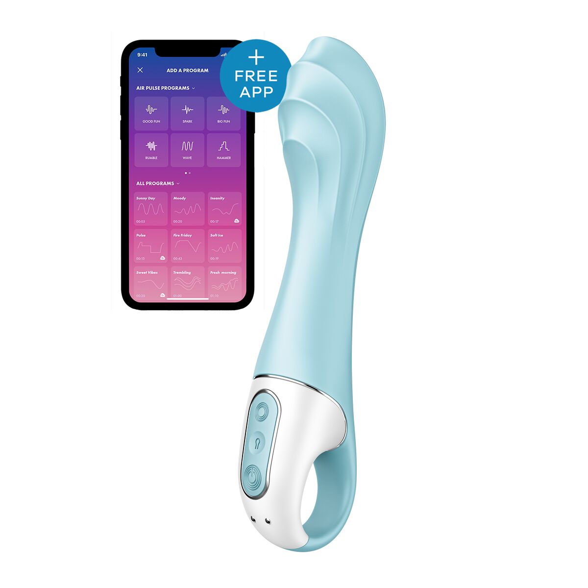 Vibrator Satisfyer Air Pump Vibrator 5 Blau - AWK Flagship