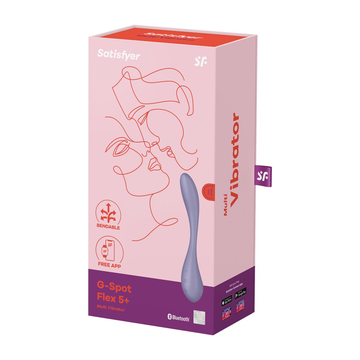 Vibrator Satisfyer G-Spot Flex 5+ Lila - AWK Flagship