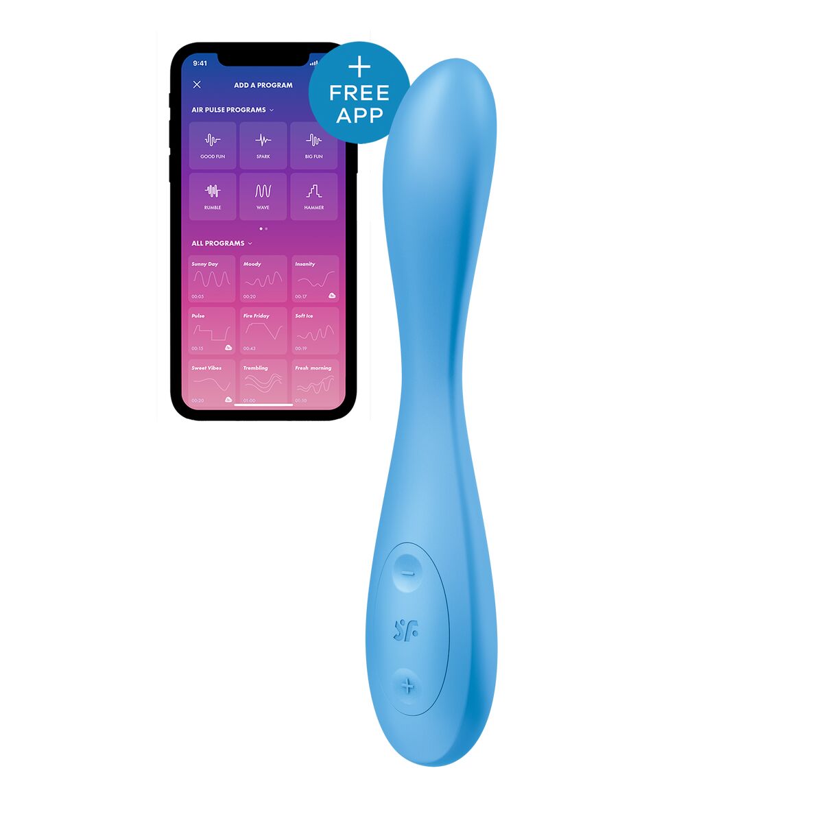 Vibrator Satisfyer G-Spot Flex 4+ Blau - AWK Flagship