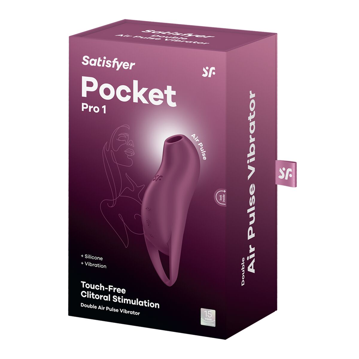 Vibrator Satisfyer Pocket Pro 1 Purpur - AWK Flagship