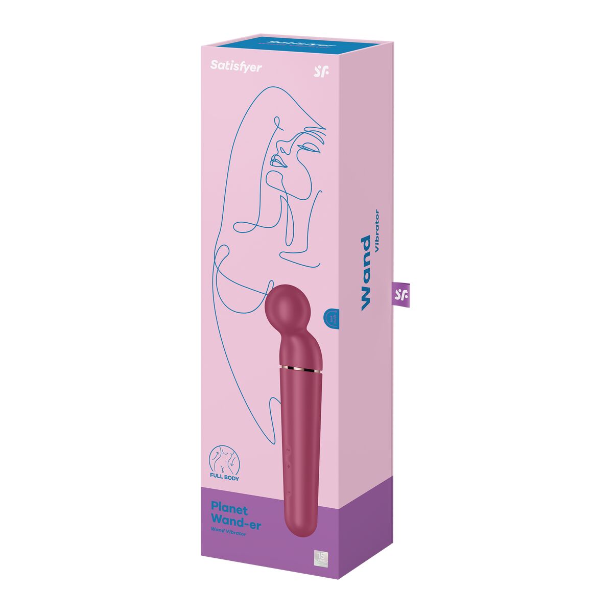 Massagevorrichtung Satisfyer Planet Wand-er Rot - AWK Flagship