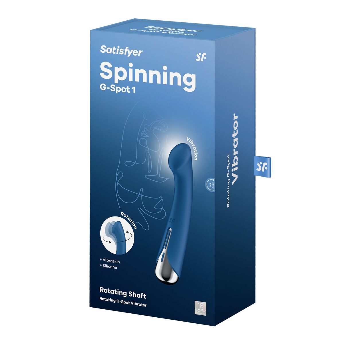 G-Punkt Vibrator Satisfyer Spinning G-Spot 1 Blau 23,5 x 11,7 x 7,5 cm - AWK Flagship