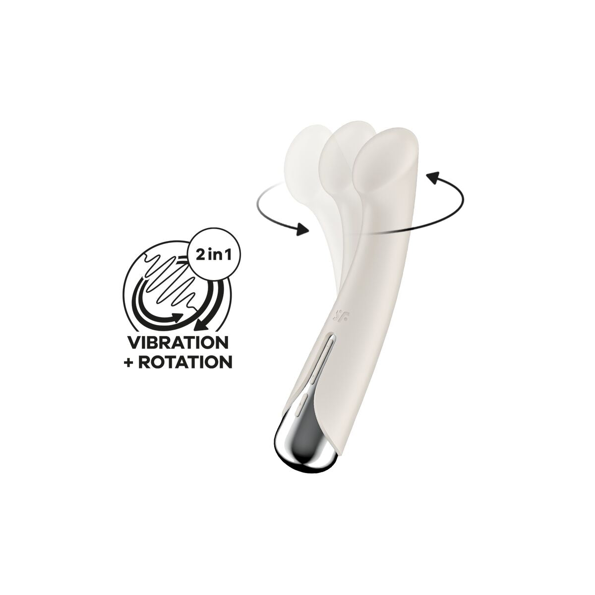 G-Punkt Vibrator Satisfyer Spinning G-Spot 1 Weiß 23,5 x 11,7 x 7,5 cm - AWK Flagship