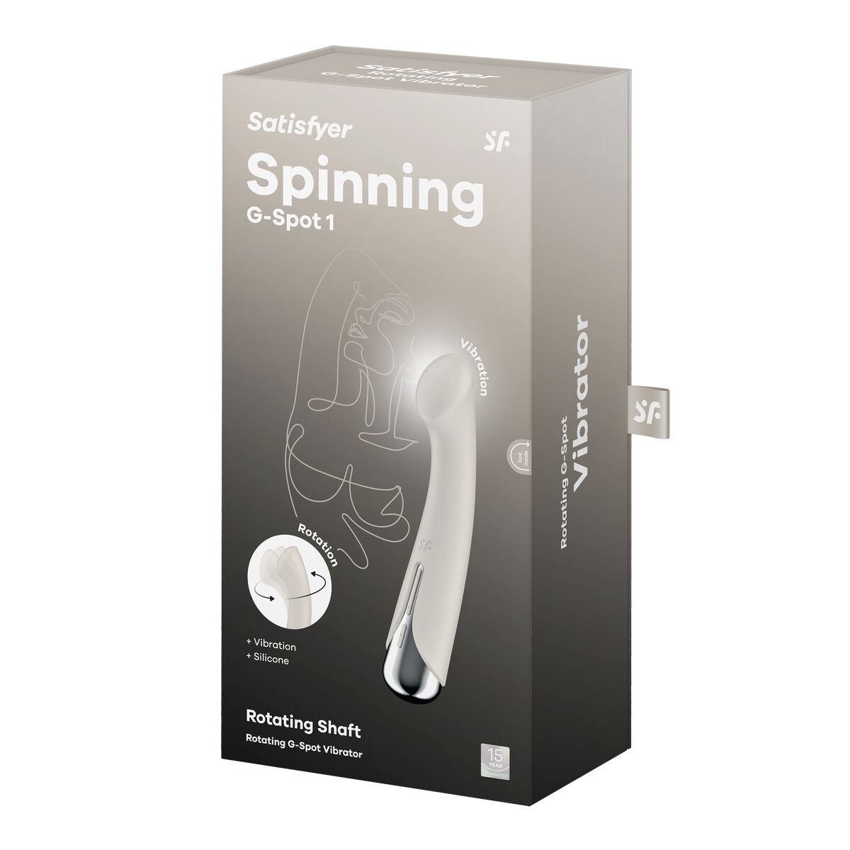 G-Punkt Vibrator Satisfyer Spinning G-Spot 1 Weiß 23,5 x 11,7 x 7,5 cm - AWK Flagship