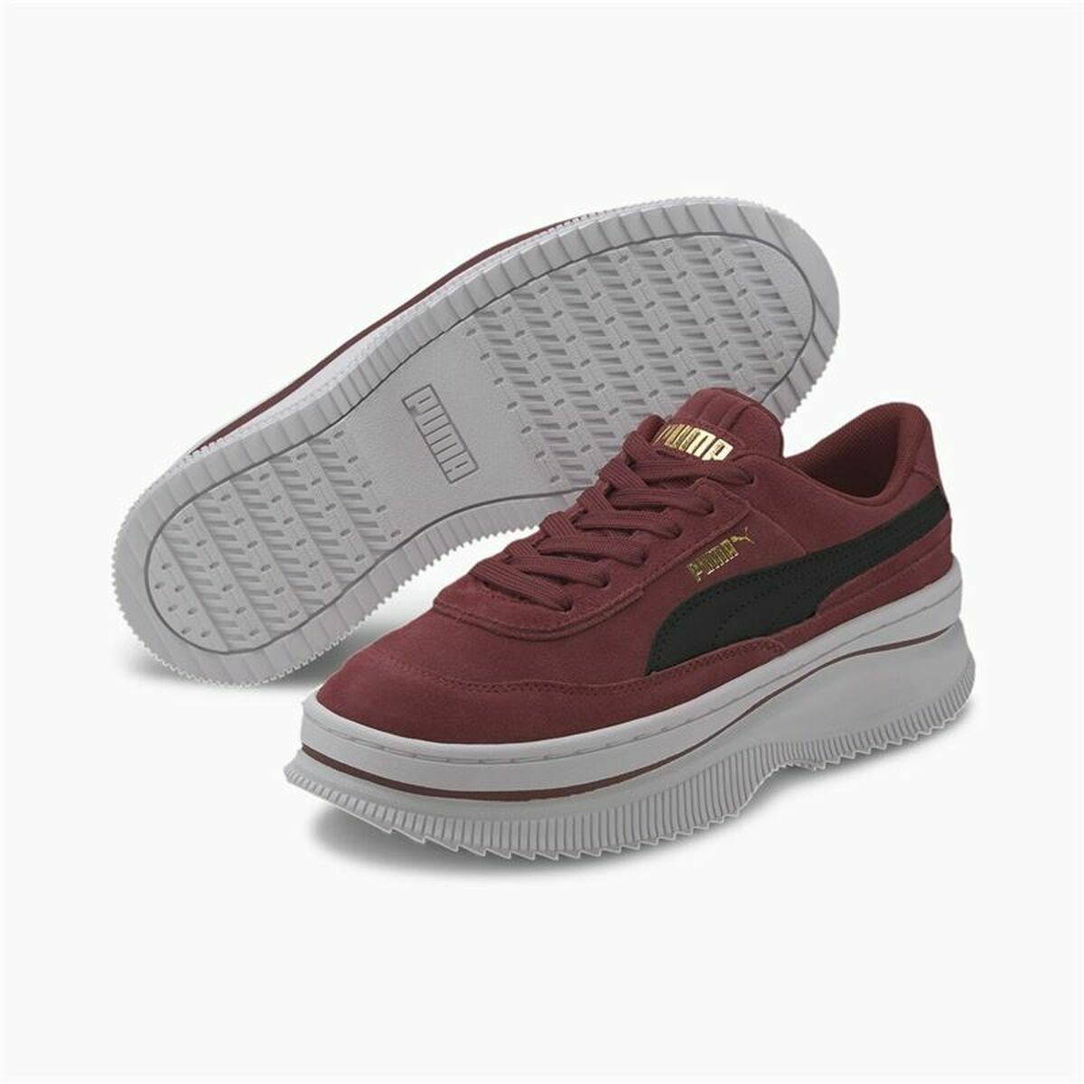 Casual Damenturnschuh Puma Sportswear Deva Suede Dunkelrot - AWK Flagship