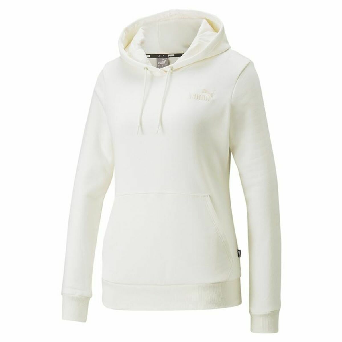 Damen Sweater mit Kapuze Puma Essentials Embroidery Weiß - AWK Flagship