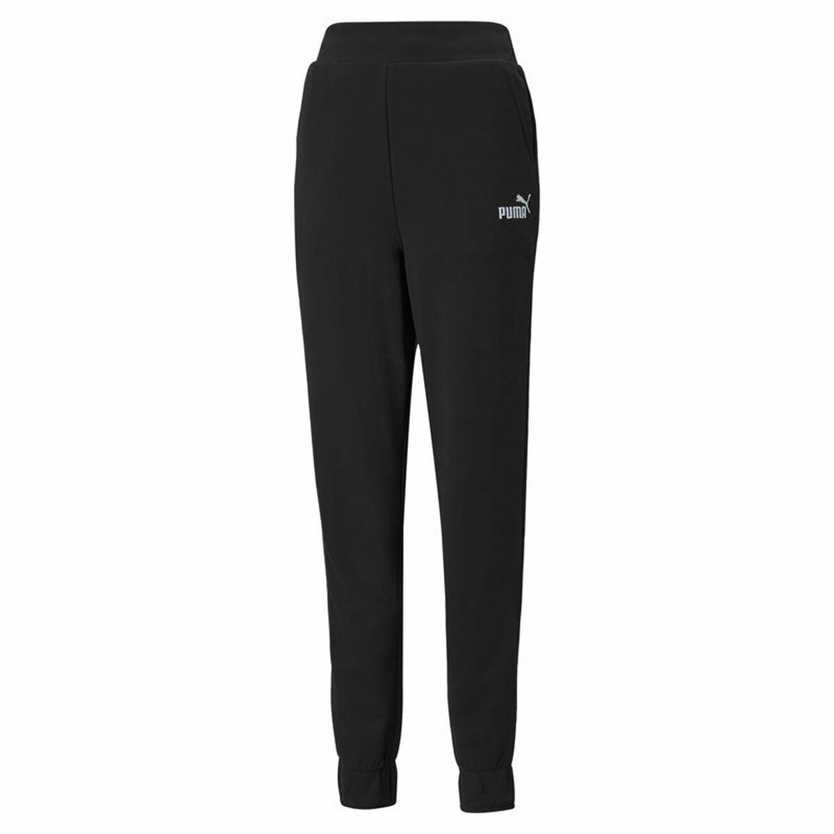 Hose für Erwachsene Puma Essentials+ Embroidery  Schwarz Damen - AWK Flagship