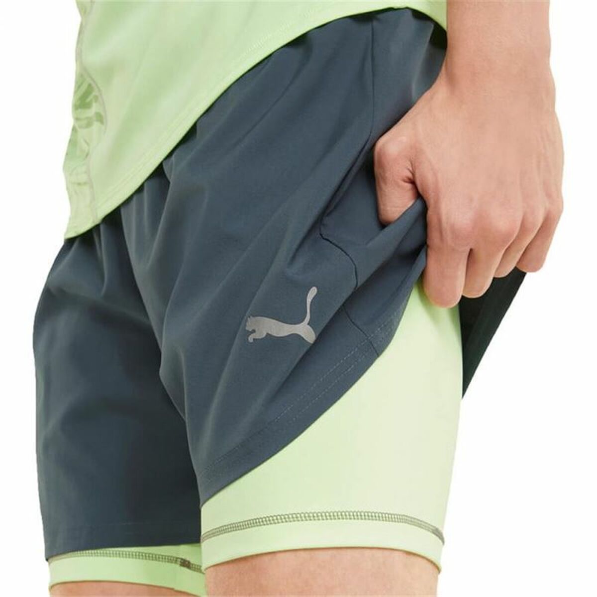 Herren-Sportshorts Puma Running 2 in 1 Schwarz - AWK Flagship