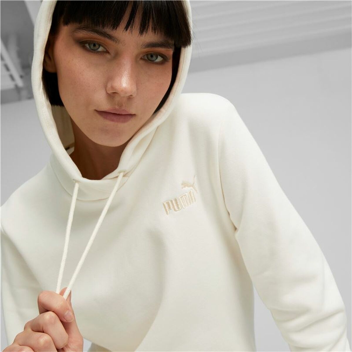 Damen Sweater mit Kapuze Puma Weiß - AWK Flagship