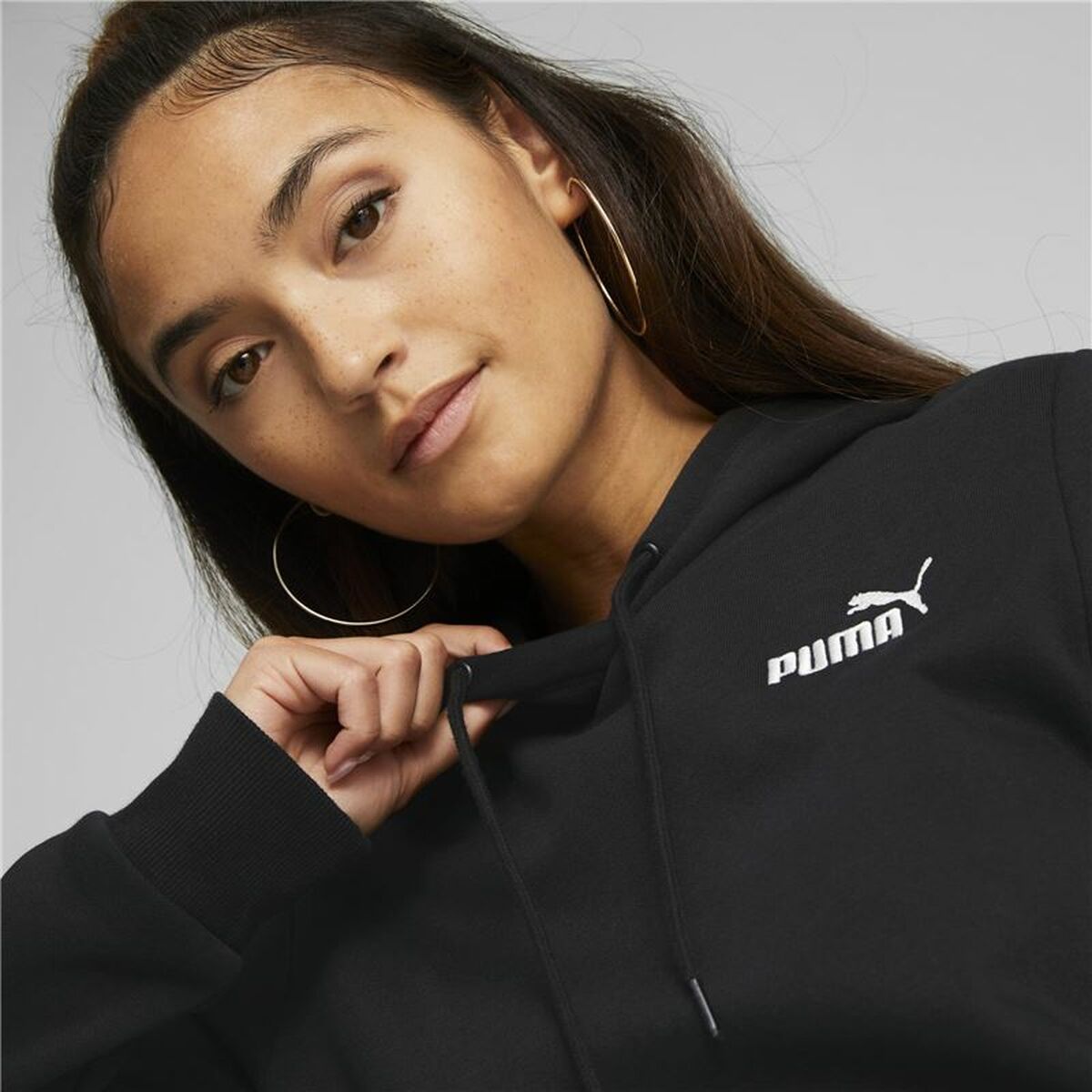 Damen Sweater mit Kapuze Puma Schwarz - AWK Flagship