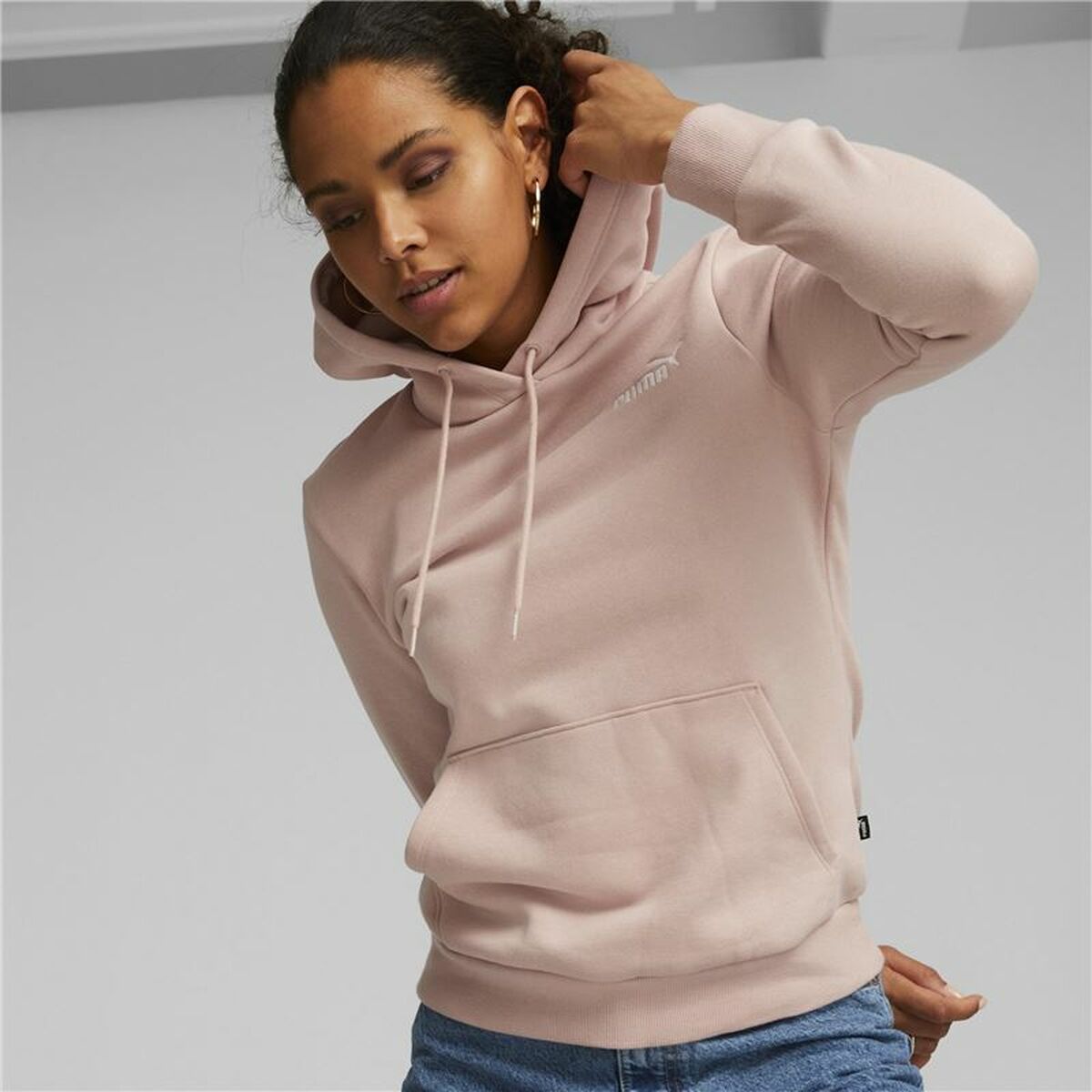 Damen Sweater mit Kapuze Puma Hellrosa - AWK Flagship