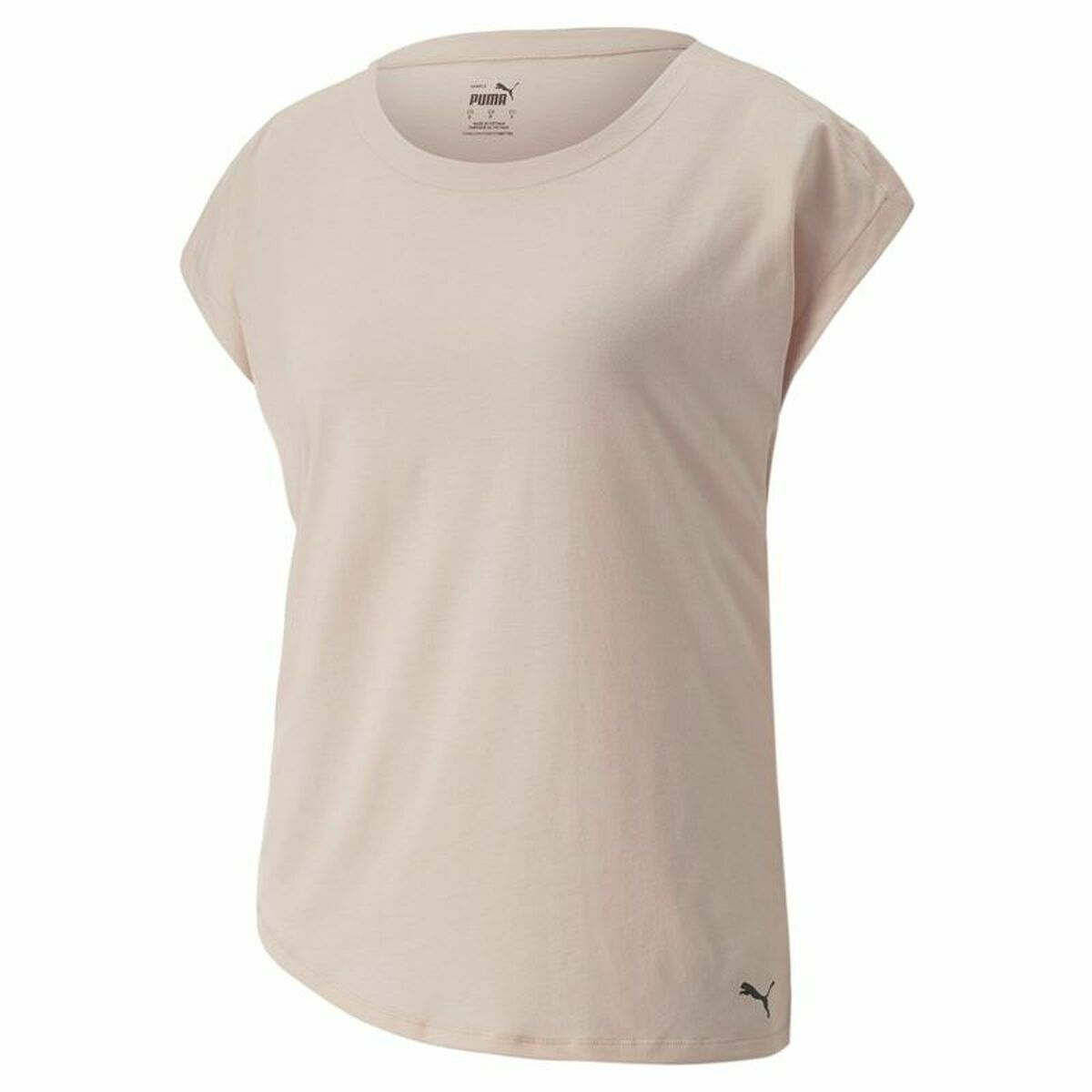 Damen Kurzarm-T-Shirt Puma Studio Foundation Beige Hellrosa - AWK Flagship