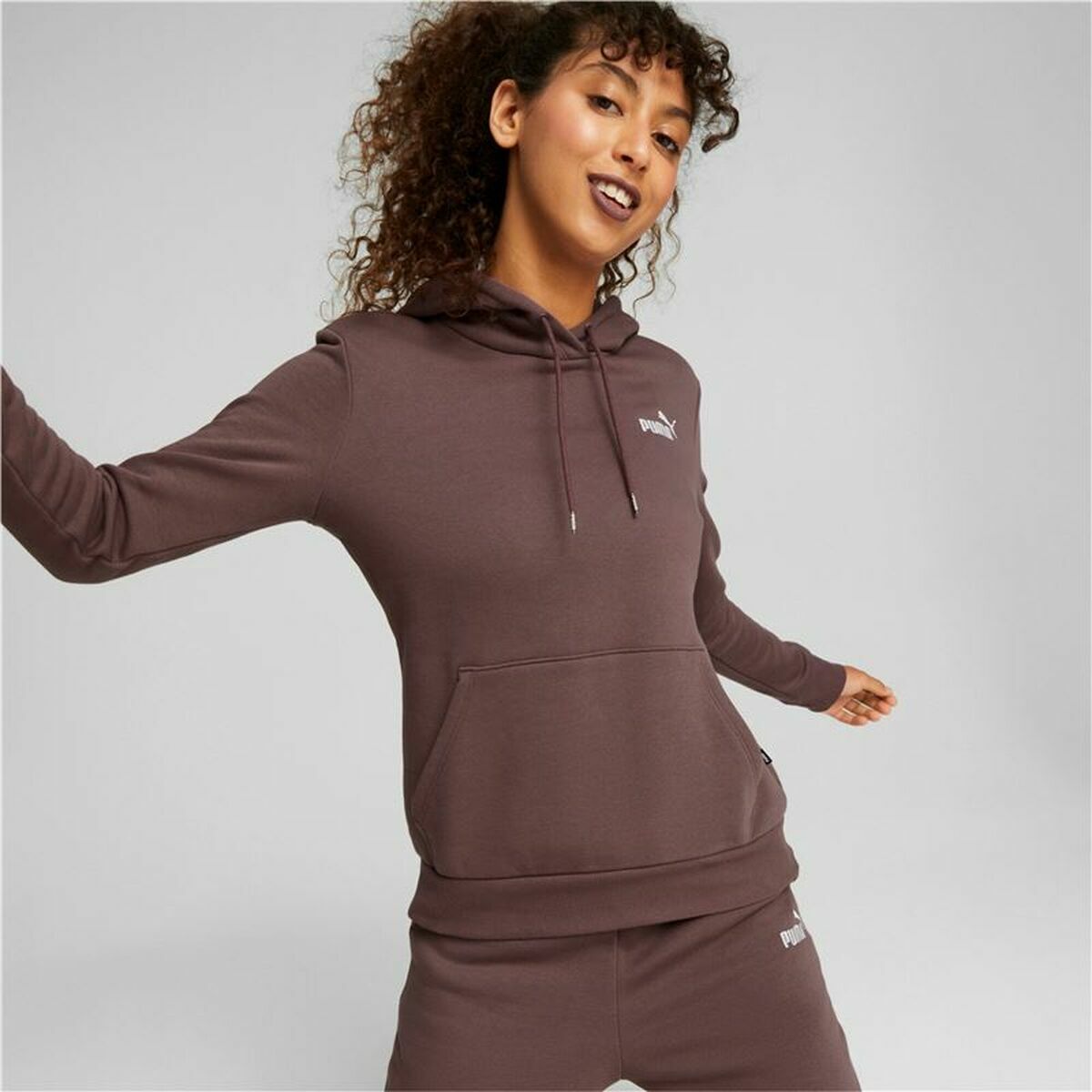 Damen Sweater mit Kapuze Puma Braun - AWK Flagship