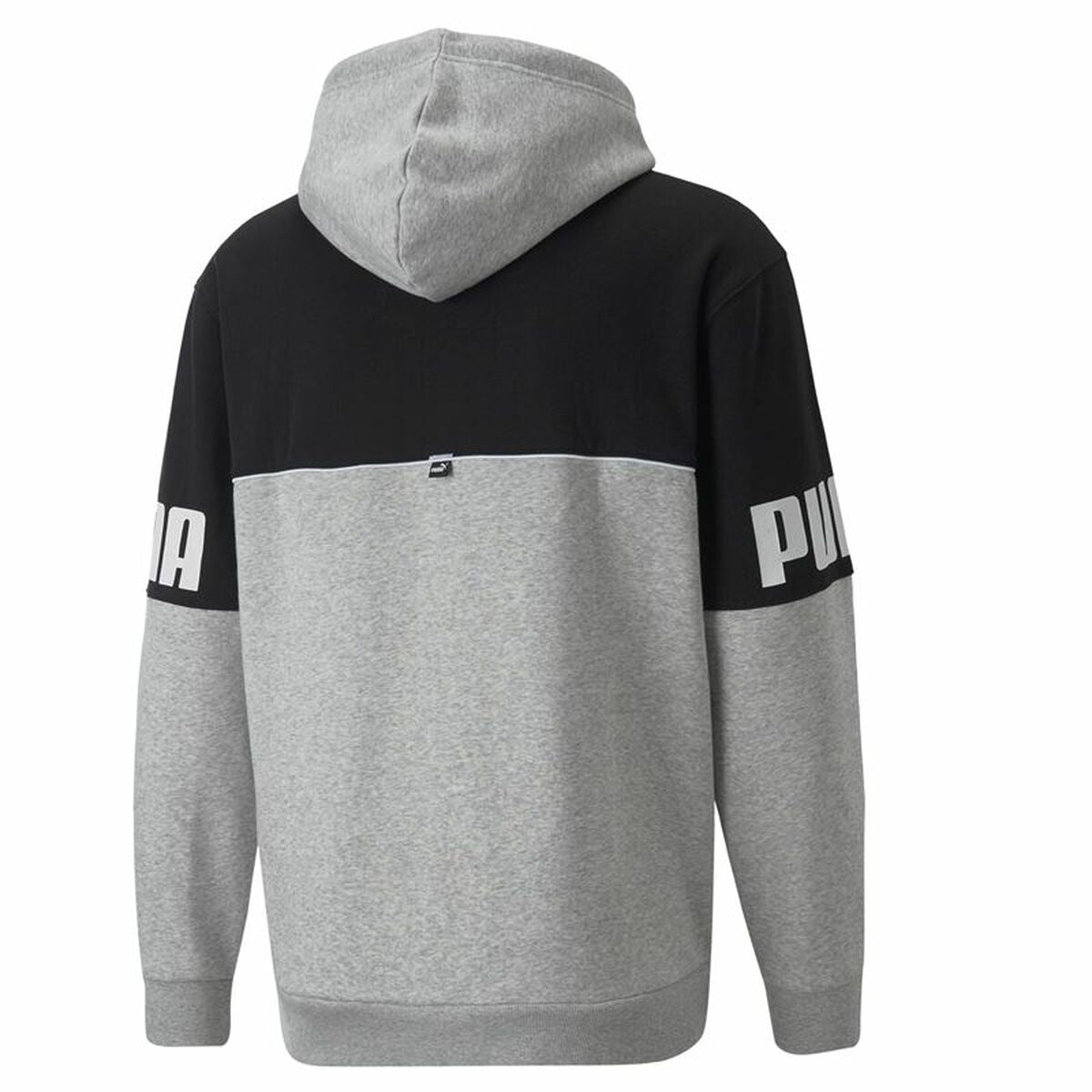 Herren Sweater mit Kapuze Puma Power Colorblock Grau - AWK Flagship