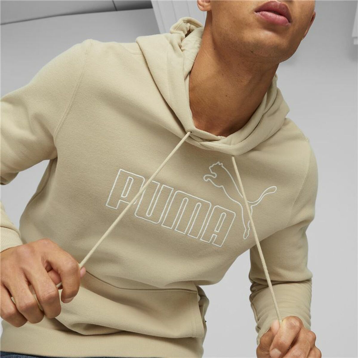 Herren Sweater mit Kapuze Puma Beige - AWK Flagship