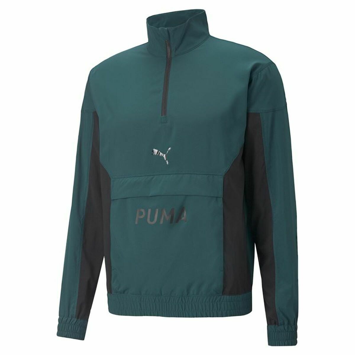 Herren Sweater ohne Kapuze Puma Fit Woven Training grün - AWK Flagship