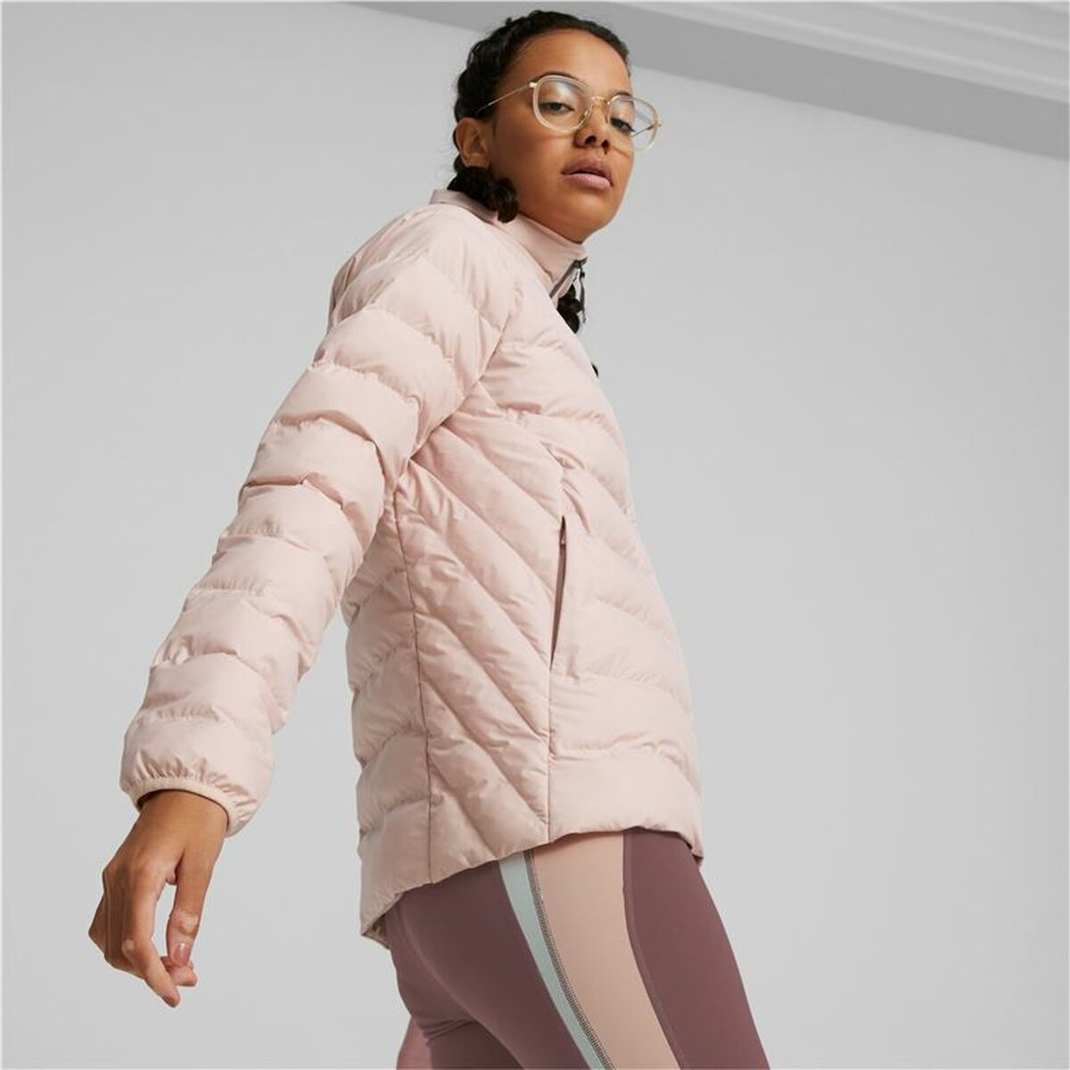 Sportjacke für Frauen Puma Active Polyball Hellrosa - AWK Flagship