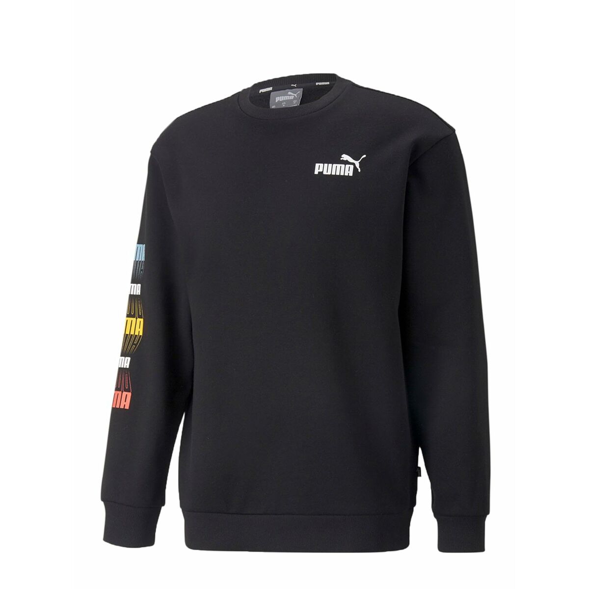 Herren Sweater ohne Kapuze Puma Repeat Graphic  Schwarz - AWK Flagship