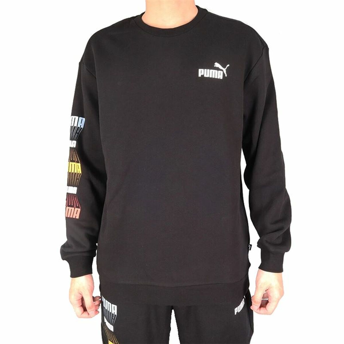 Herren Sweater ohne Kapuze Puma Repeat Graphic - AWK Flagship