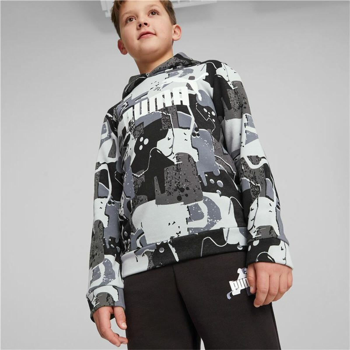 Jungen Sweater mit Kapuze Puma Essentials+ Street Art - AWK Flagship