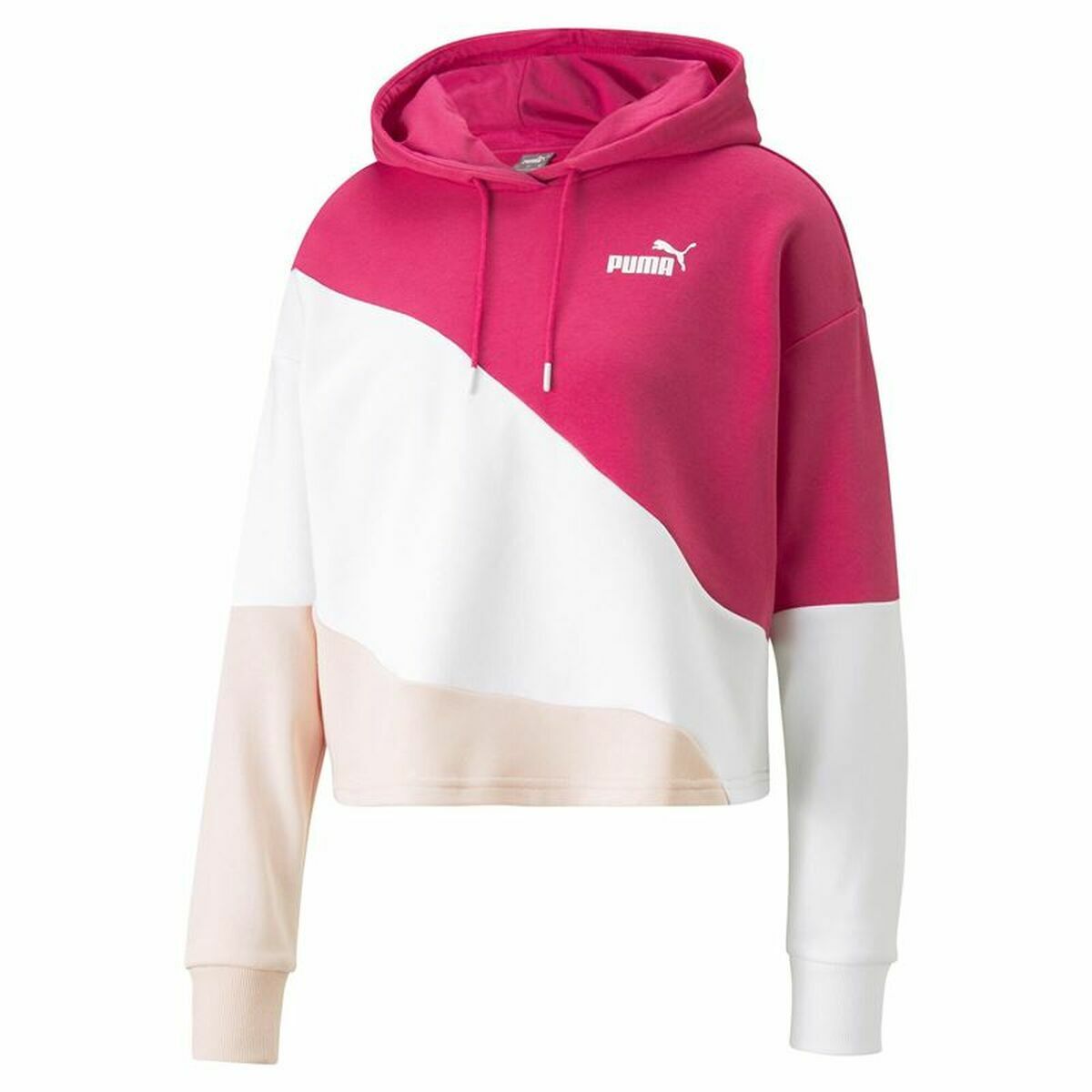 Damen Sweater mit Kapuze Puma Power Cat Rosa - AWK Flagship