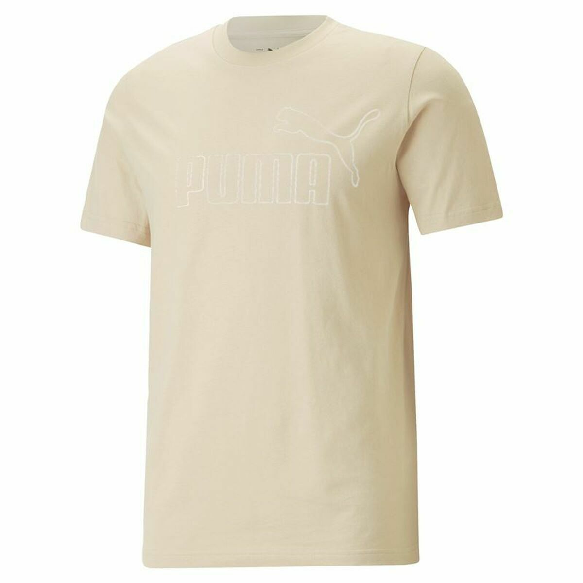 Kurzarm-T-Shirt Puma Essentials Elevated Beige Unisex - AWK Flagship