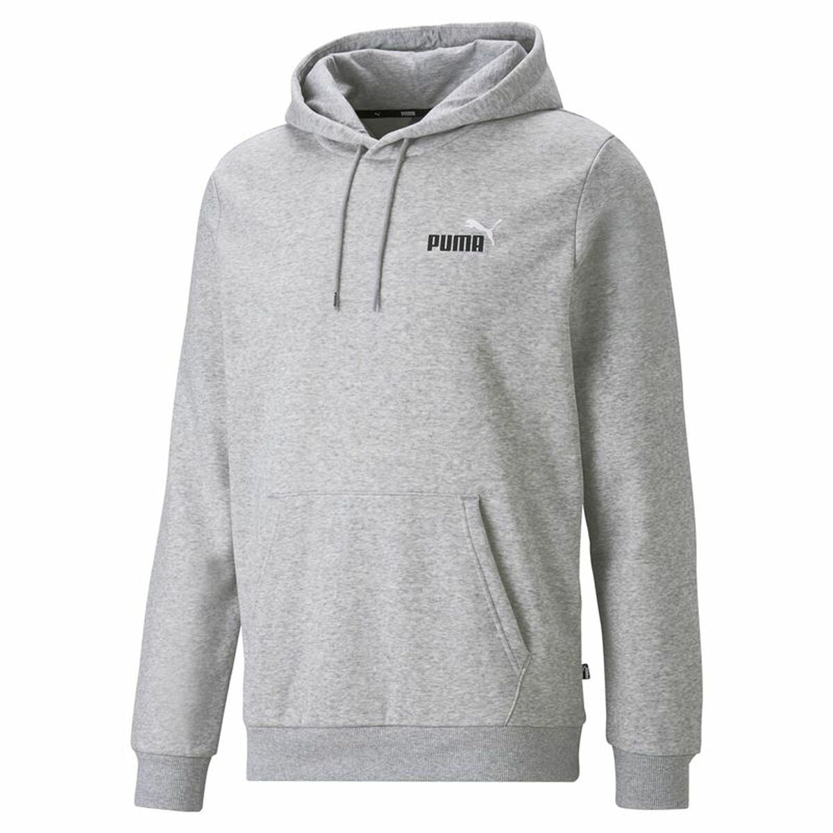 Herren Sweater mit Kapuze Puma  Ess+ 2 Col Small Log  Grau - AWK Flagship