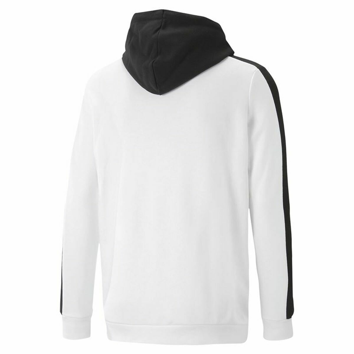 Herren Sweater mit Kapuze Puma Block X Tape  Weiß Schwarz - AWK Flagship