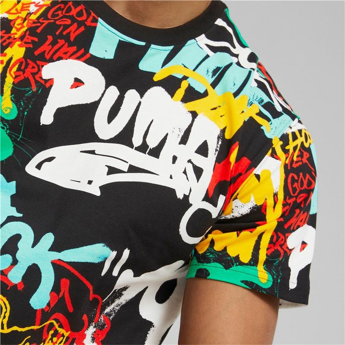 T-Shirt Puma Graffiti Schwarz Unisex - AWK Flagship