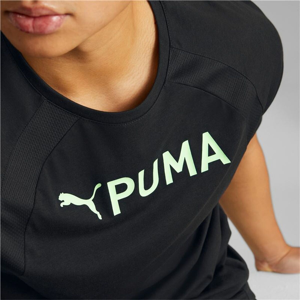 Herren Kurzarm-T-Shirt Puma Ultrabreathe Triblend Schwarz - AWK Flagship