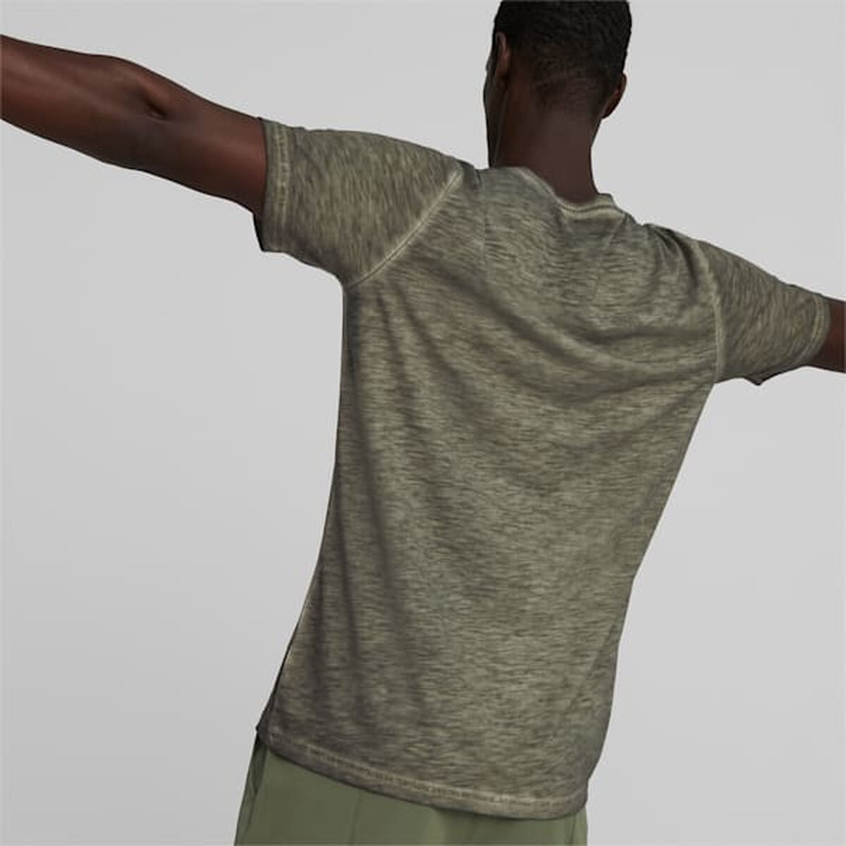 Herren Kurzarm-T-Shirt Puma Studio Foundation grün Olive - AWK Flagship