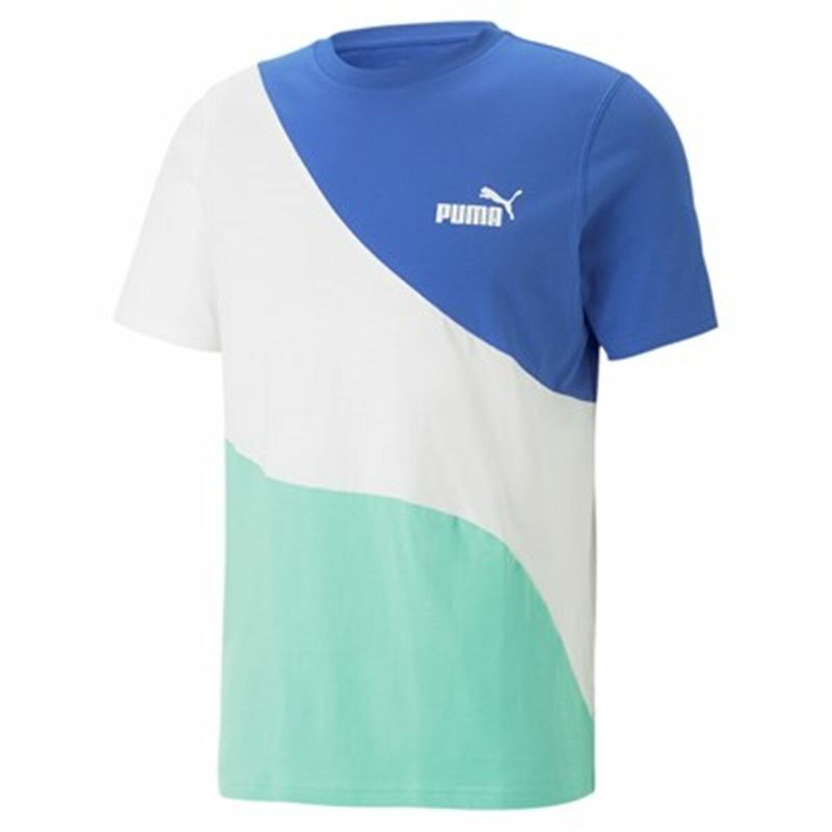 Herren Kurzarm-T-Shirt Puma Power Cat Blau - AWK Flagship