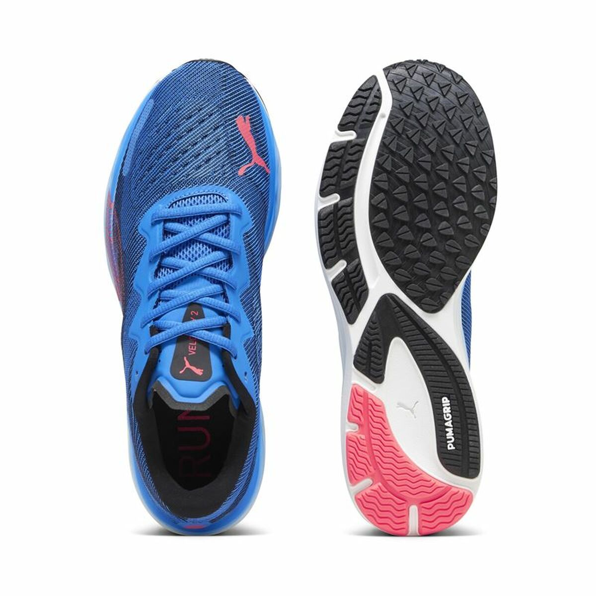 Chaussures de Running pour Adultes Puma Velocity Nitro 2 Bleu Homme