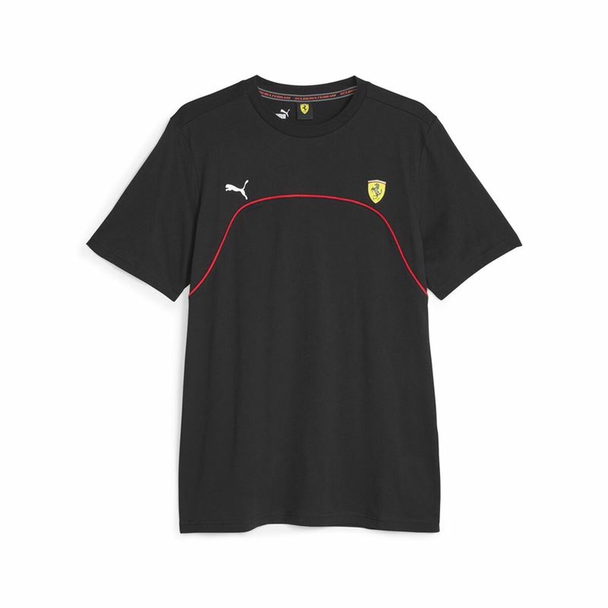 Herren Kurzarm-T-Shirt Puma Ferrari Race Schwarz - AWK Flagship