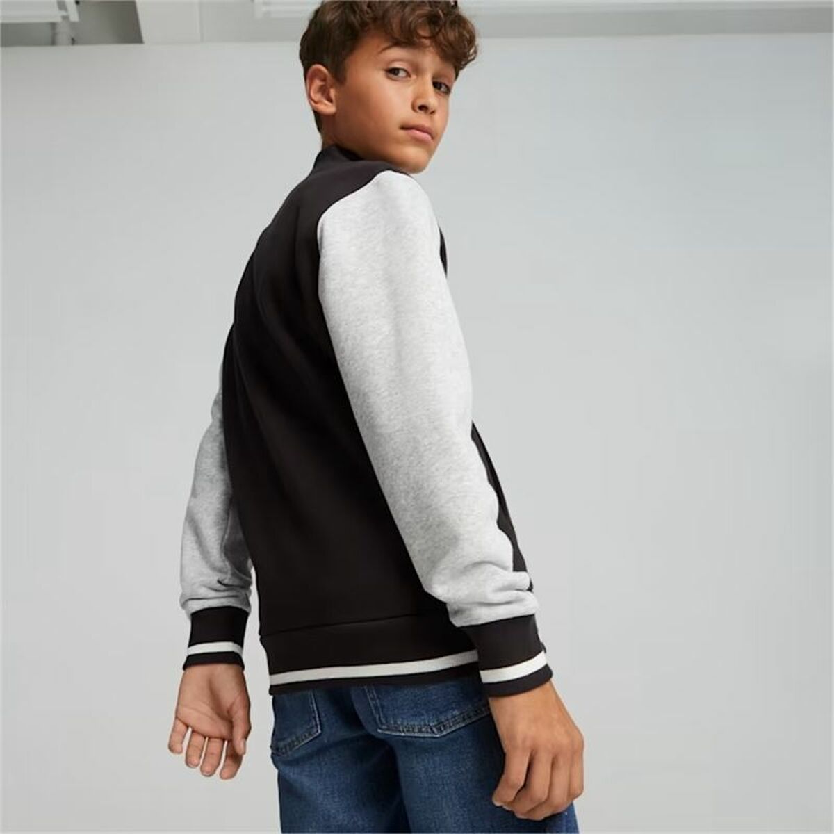 Kinder-Sweatshirt Puma Squad Bomber Schwarz - AWK Flagship